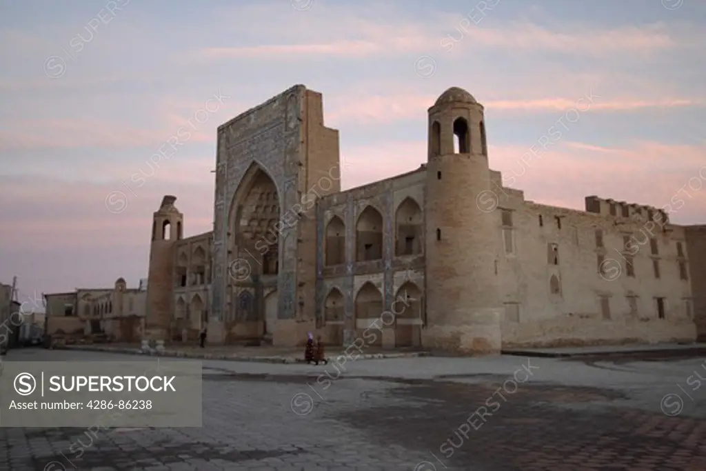 Madrasah near the caravanserai, Bukhara, Uzbekistan