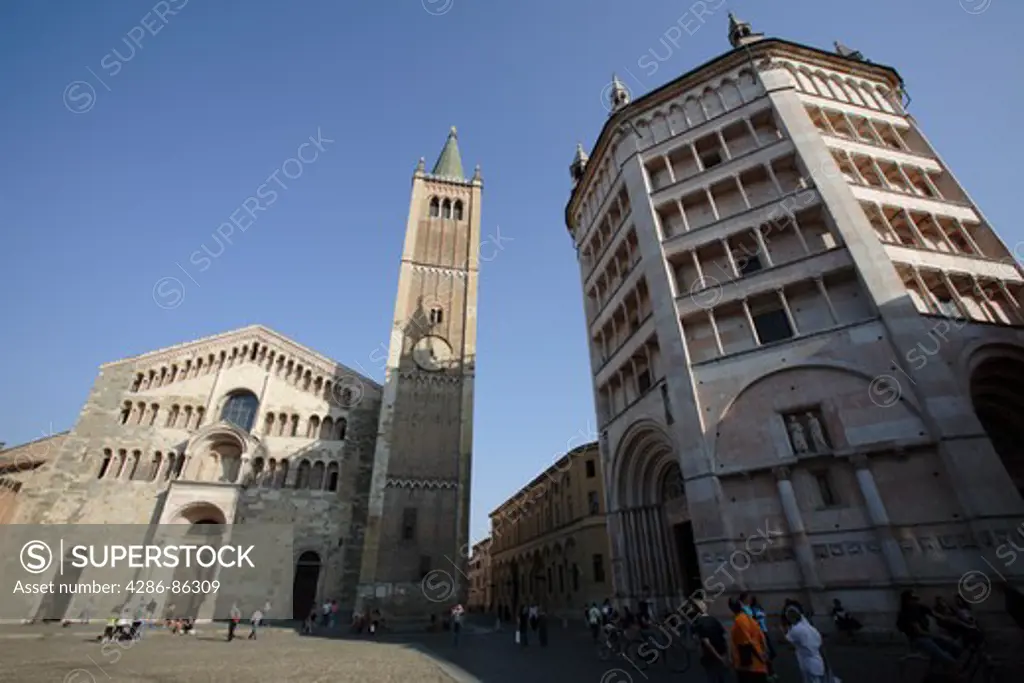 The Cathedral and the Baptistry, Parma, Italy
