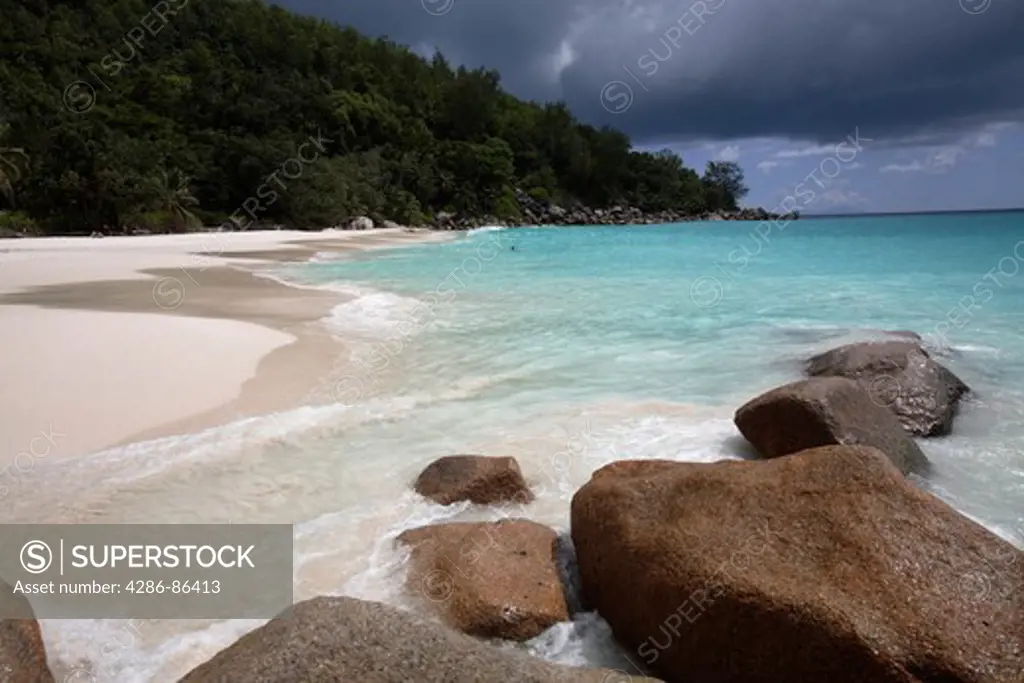 Rocks at Anse Georgette, Praslin Island, Seychelles