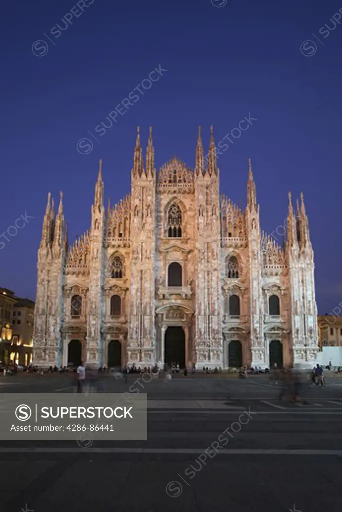 Piazza Duomo and the Cathedral, Milan, Italy