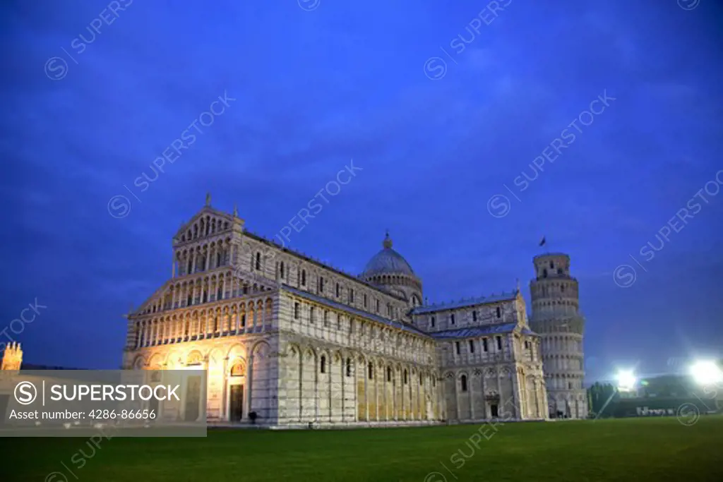The cathedral and the Pisa tower, Italy