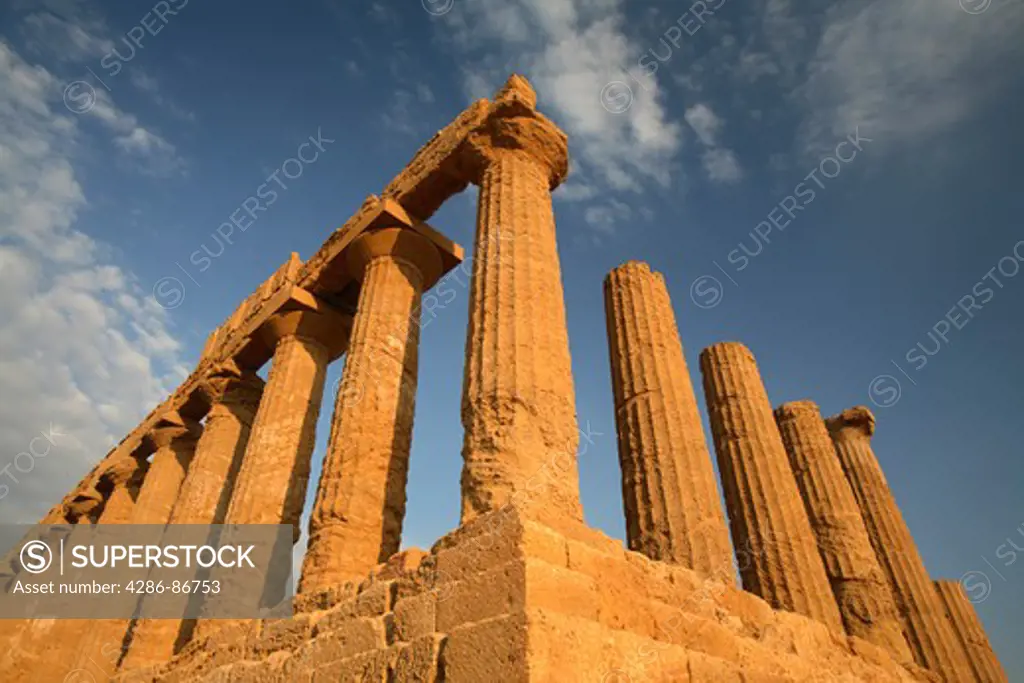 Temple of Giunone, Valley of the Temples, Agrigento, Italy