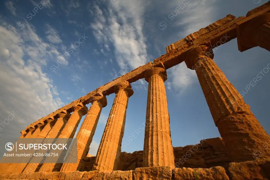 Temple of Giunone, Valley of the Temples, Agrigento, Italy