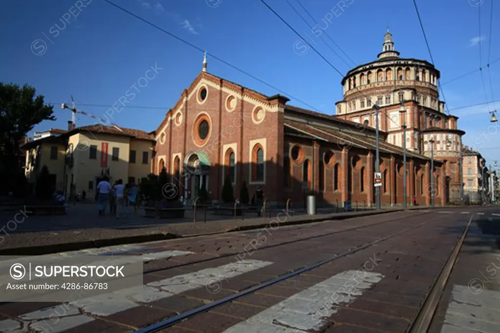 Santa Maria delle Grazie Church (Our Lady of Grace), Milan, Italy