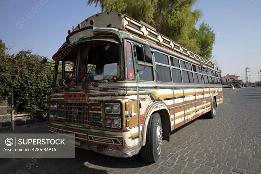 Traditiona Syrian bus, Syria