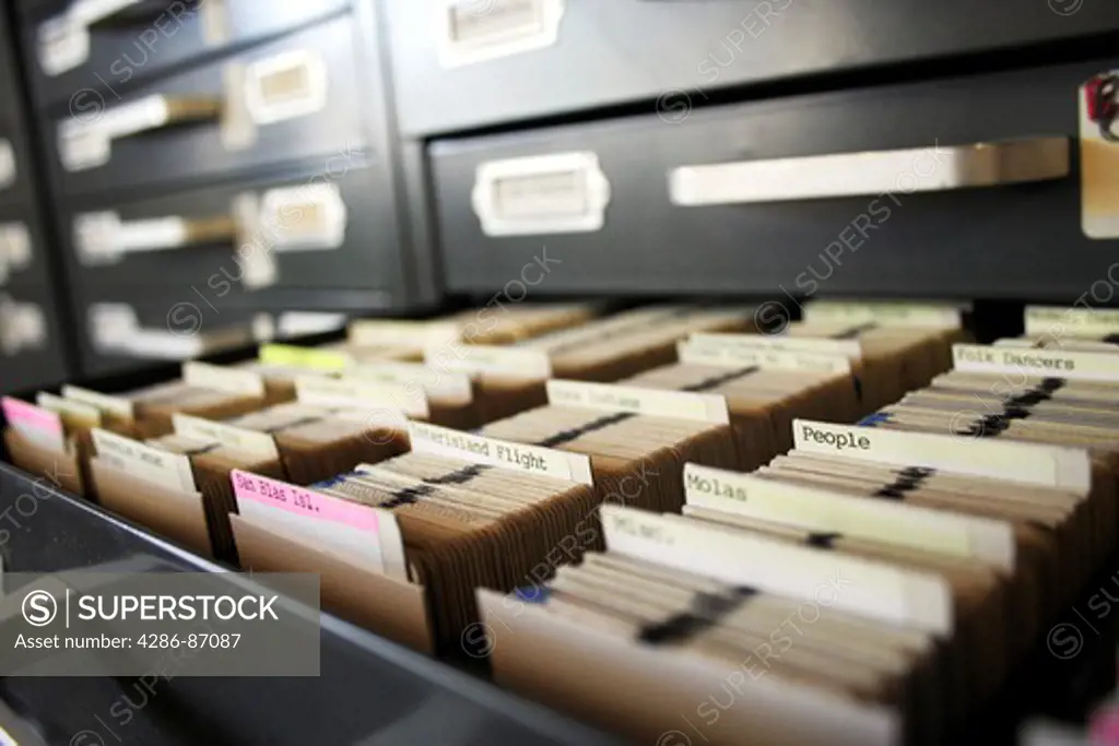 Large slide catalog archive