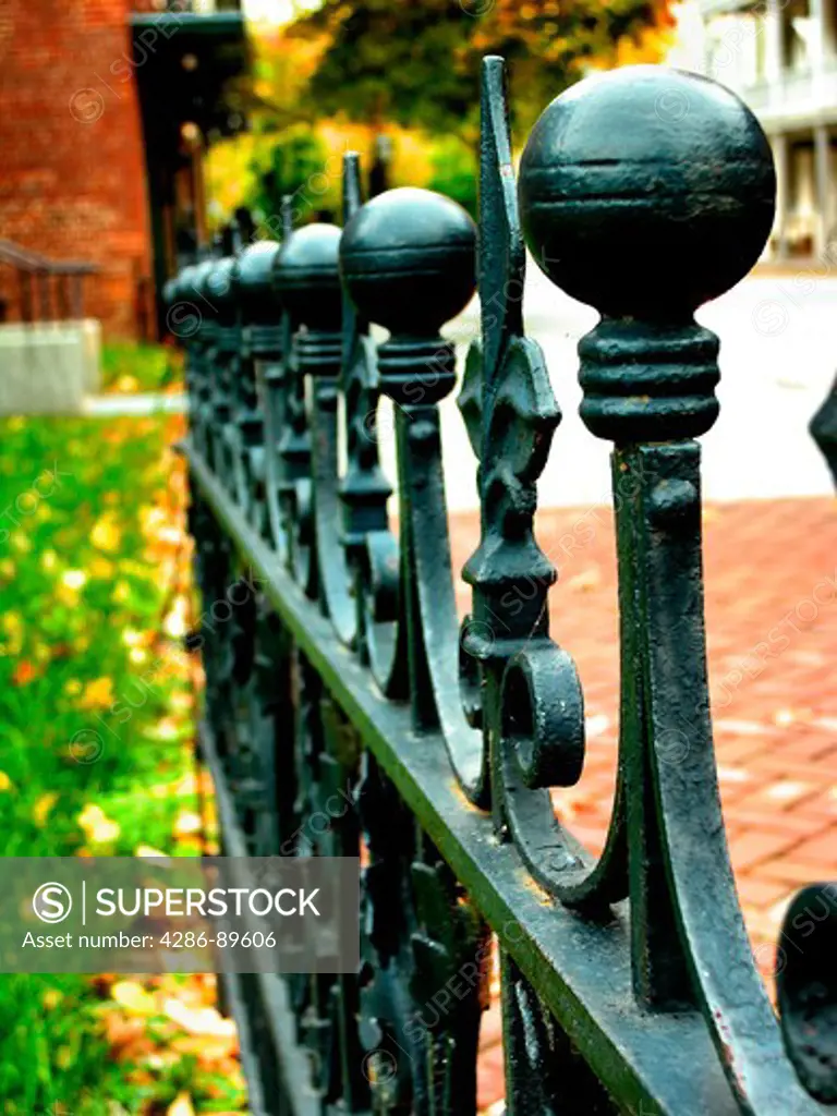 Iron fence, Harpers Ferry, West Virginia