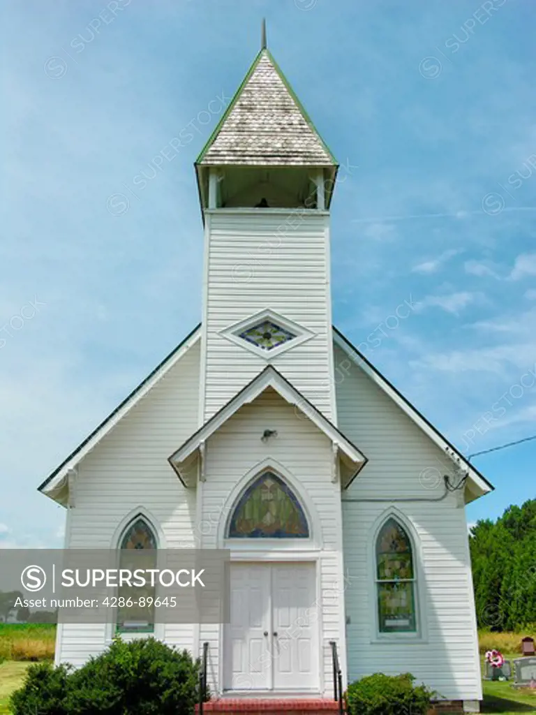 Country church in Tilghman Island, MD