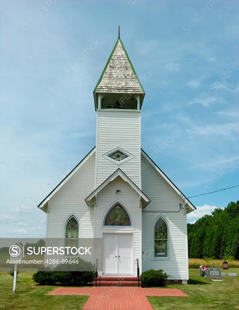 Country church in Tilghman Island, MD