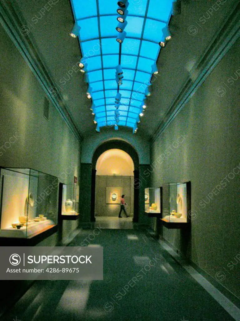 Skylight in the hallway of Freer Gallery of Art, Washington, DC