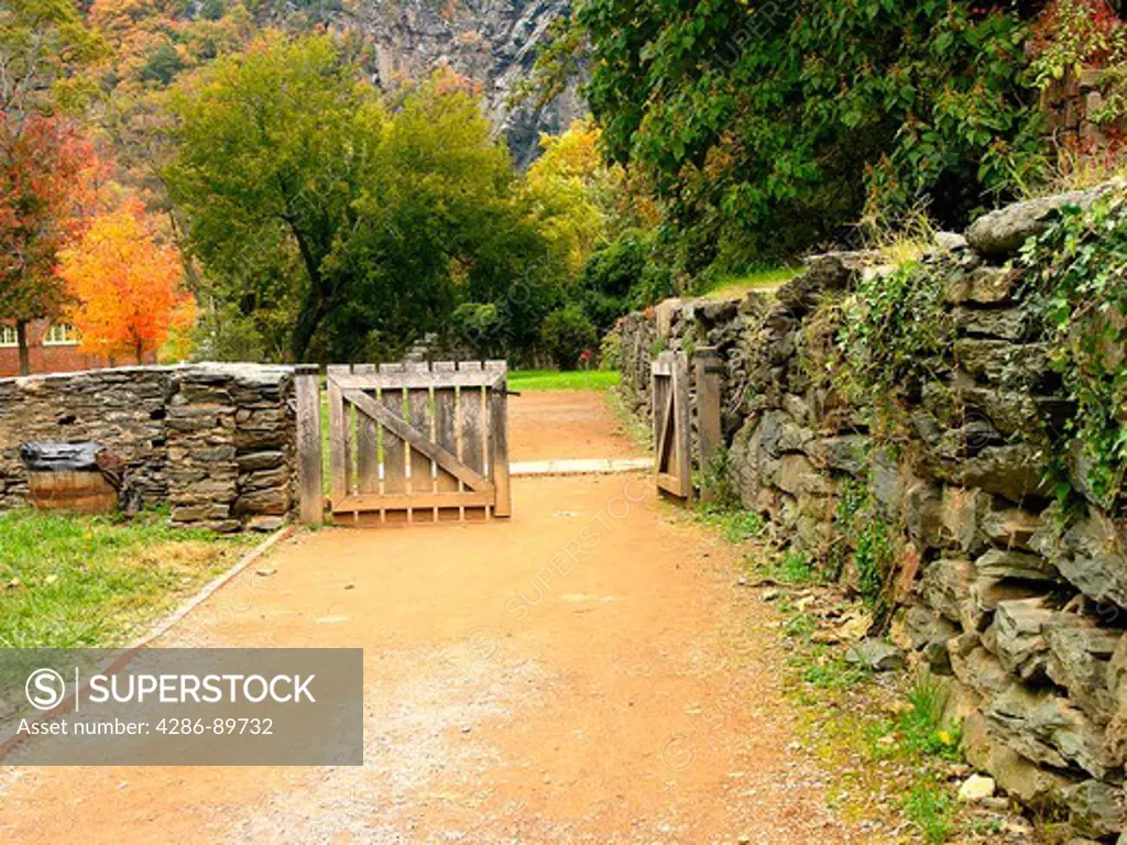 Wooden Gate at Harpers Ferry, WV