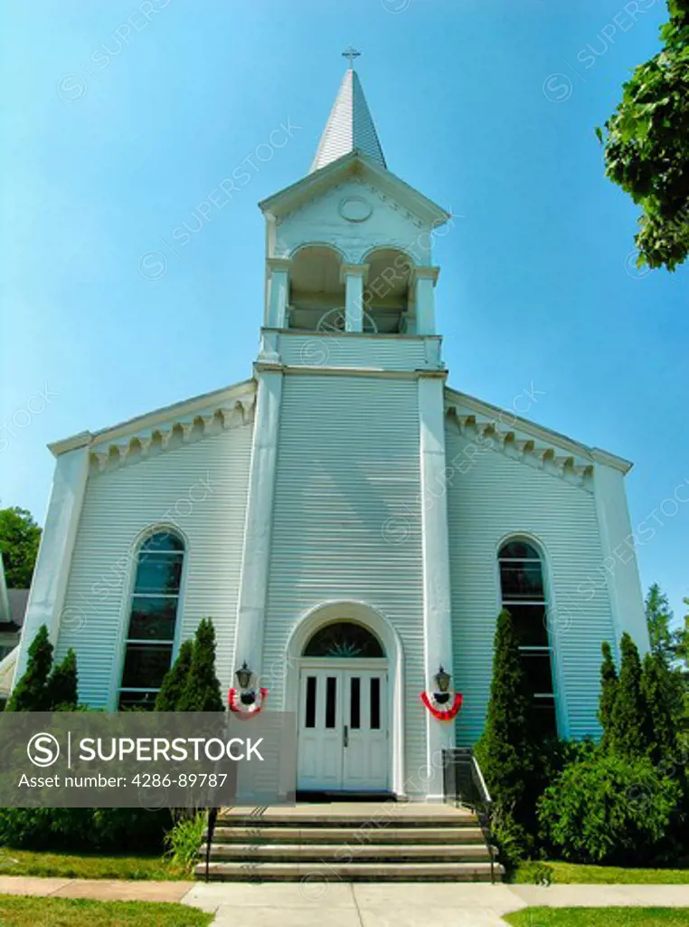 Presbyterian church in Brockport, New York