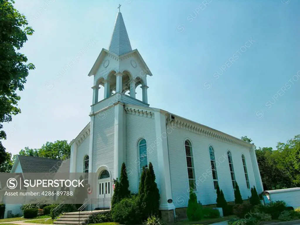Presbyterian church in Brockport, New York