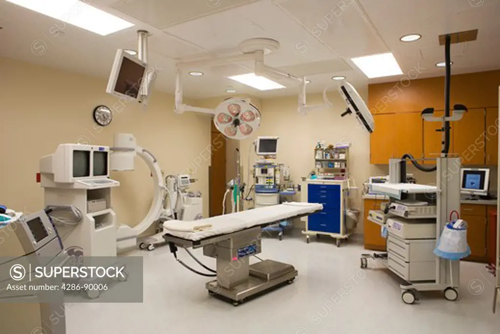 Inside view of a main operating room in a hospital