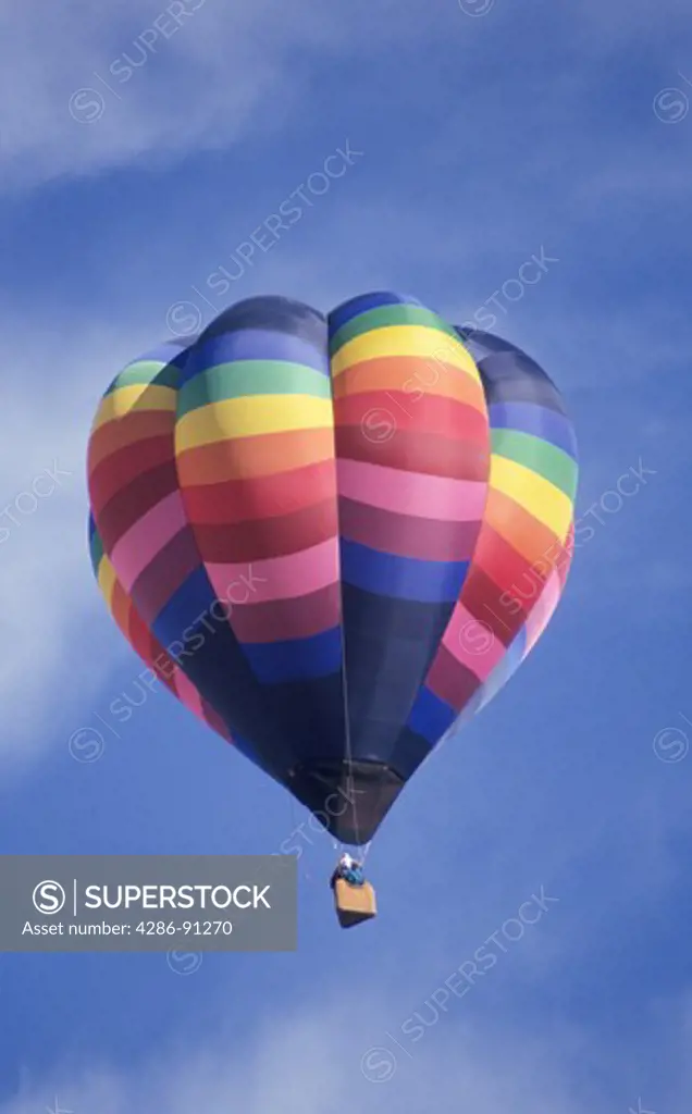 The International Balloon Festival in Albuquerque, New Mexico is the largest hot air balloon event in the world.