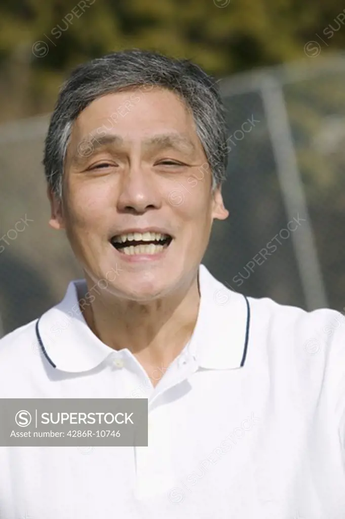 Senior Asian man.