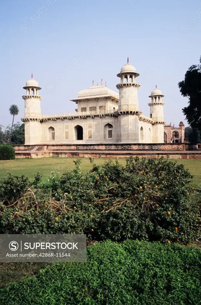 Agra Uttar Pradesh India Asia Itmad-ud-daulah. Baby Taj. Tomb of Mirza Ghiyas Beg.