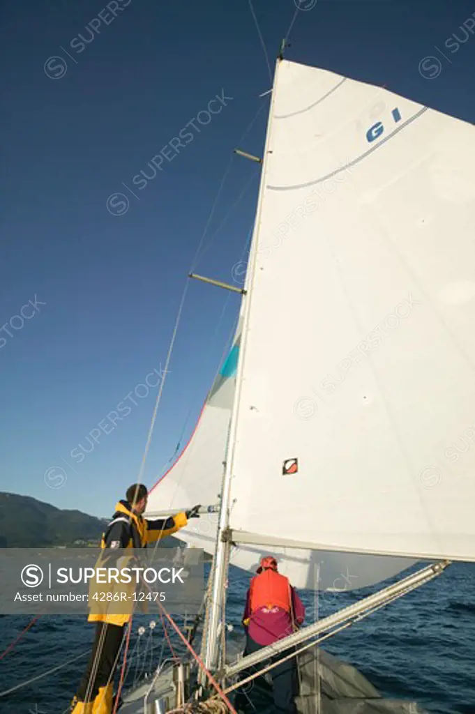 Group of Friends Out Sailing