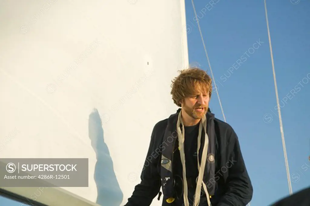 Man Sailing