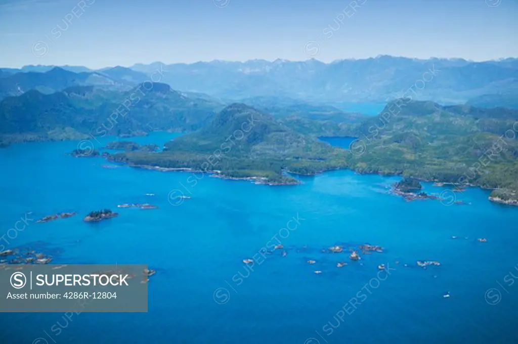 Aerial View North West Coast Vancouver Island British Columbia Canada