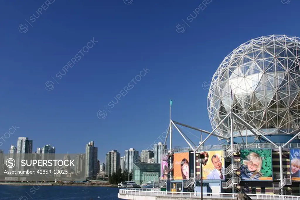 Vancouvers Science World and False Creek