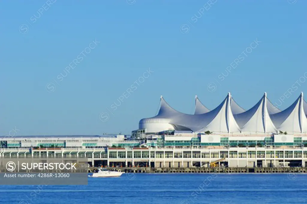 Canada Place cruise ship terminal - downtown Vancouver, BC