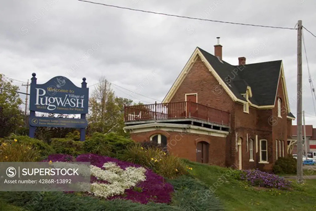 Welcome sign, Pugwash Nova Scotia