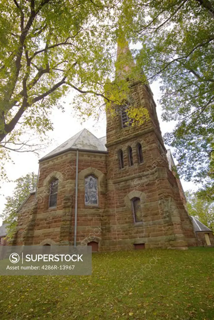 Saint Pauls Anglican Church, a historic building, Charlottetown, Prince Edward Island, Canada
