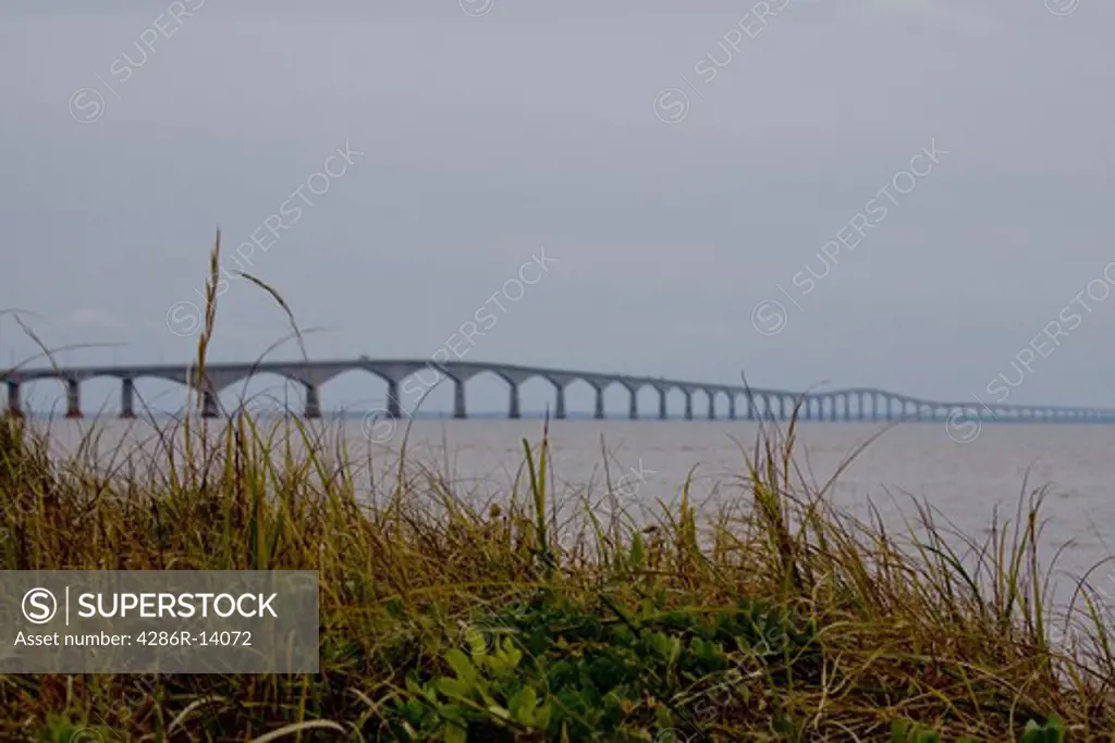 The Confederation Bridge, linking Prince Edward Island to New Brunswick, Canada is the longest bridge in the world over ice covered waters.