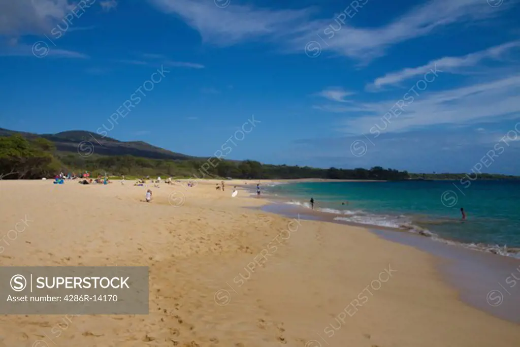 Big Beach on the south coast of Maui, Hawaii