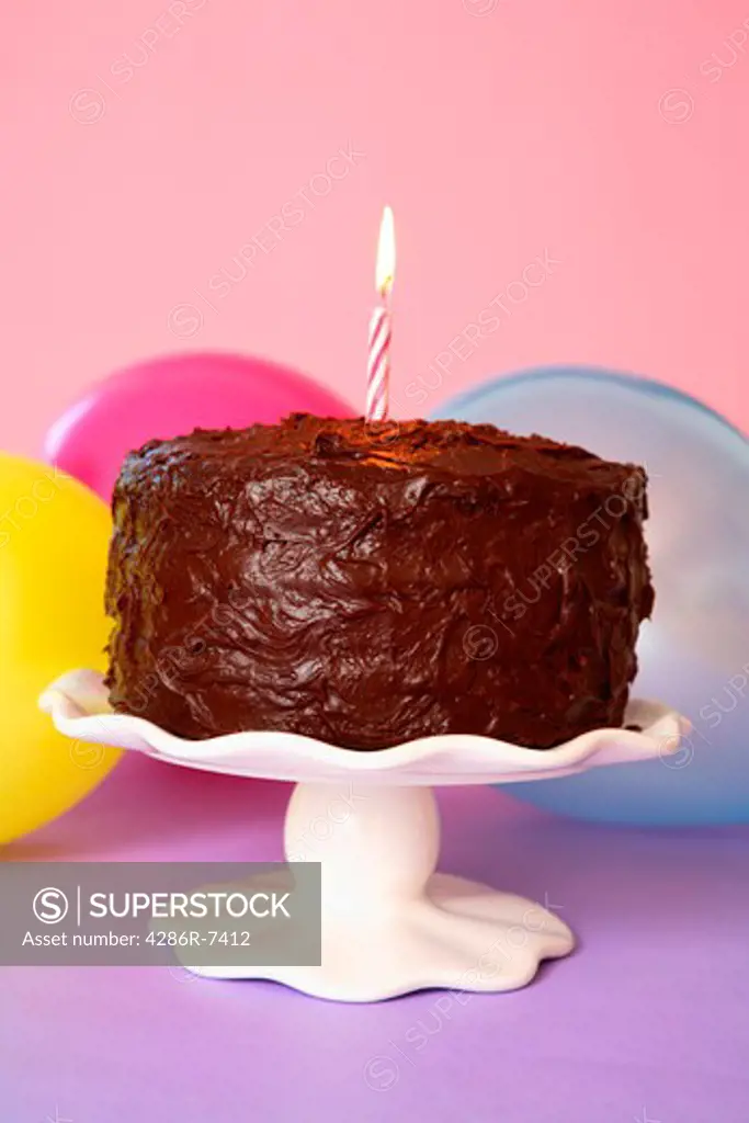 Chocolate birthday cake
