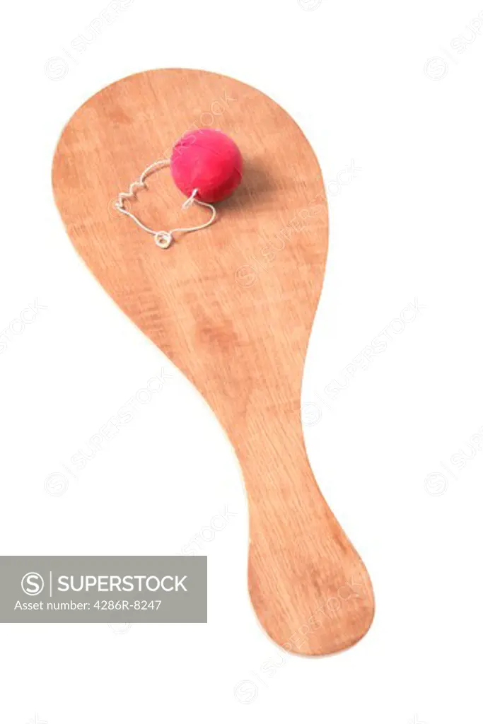 Paddle ball toy