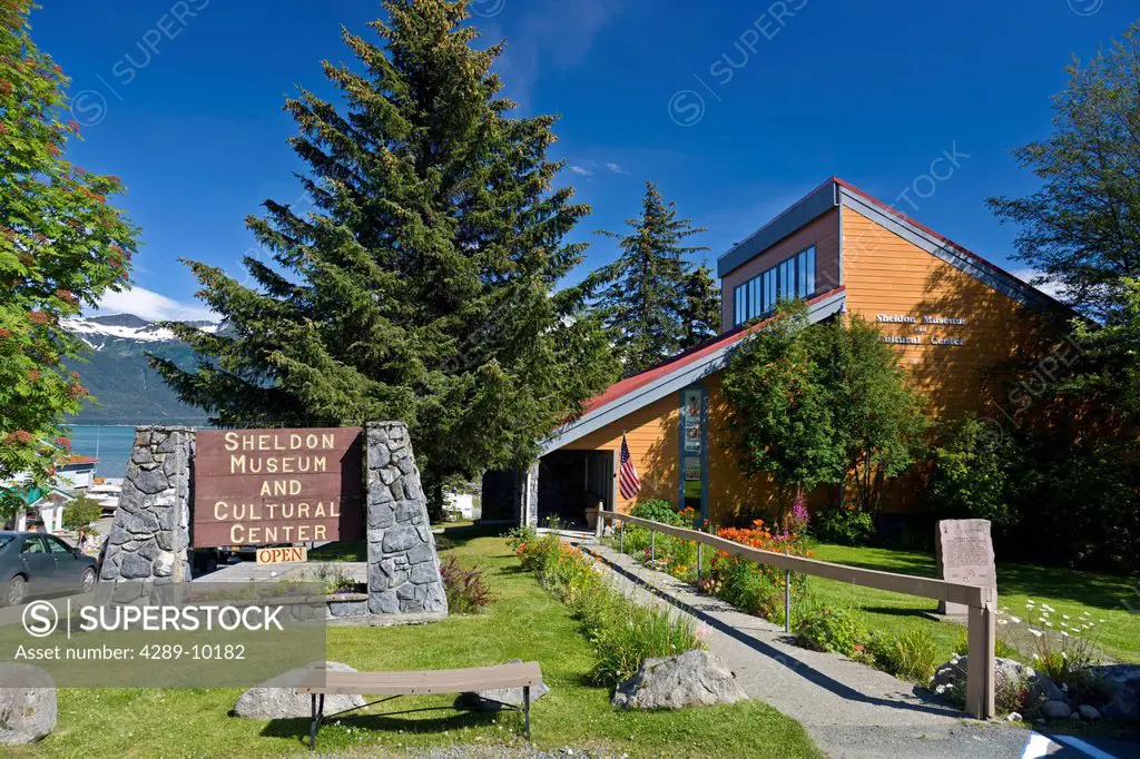 The Sheldon Jackson Museum in downtown Haines,Southeast Alaska, Summer