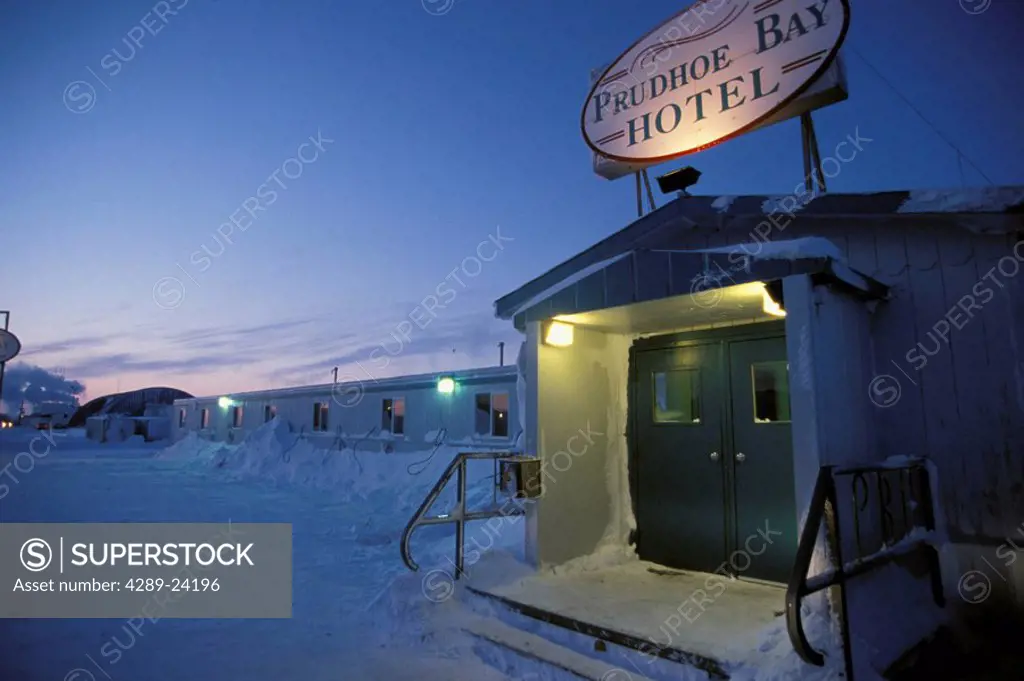 Prudhoe Bay Hotel Deadhorse Arctic Alaska Winter