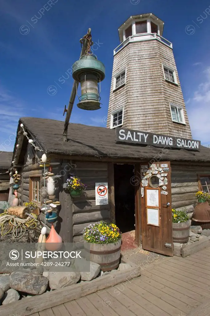 The Salty Dawg Saloon in Homer KP Alaska Summer
