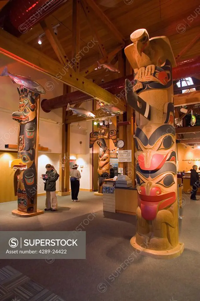 Visitors enjoy Southeast Alaska Discovery Center Ketchikan Alaska US Forest Service
