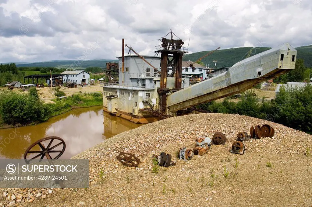 Goldstream Dredge 8 near Fox Alaska Interior summer