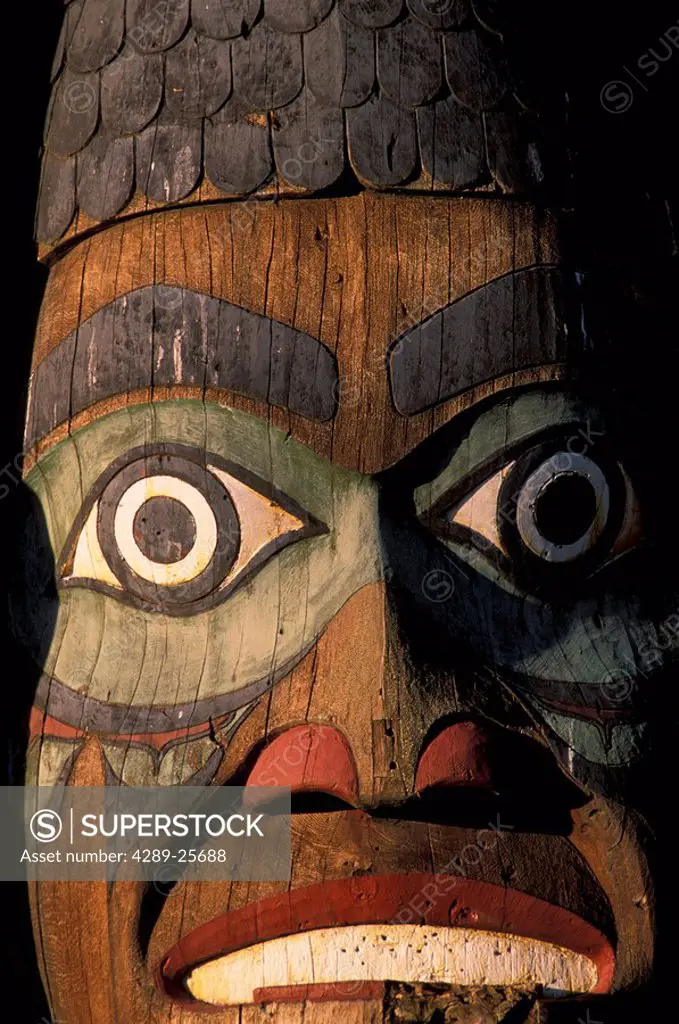 Tlingit Totem Bight Comm House & Park Ketchikan SE AK