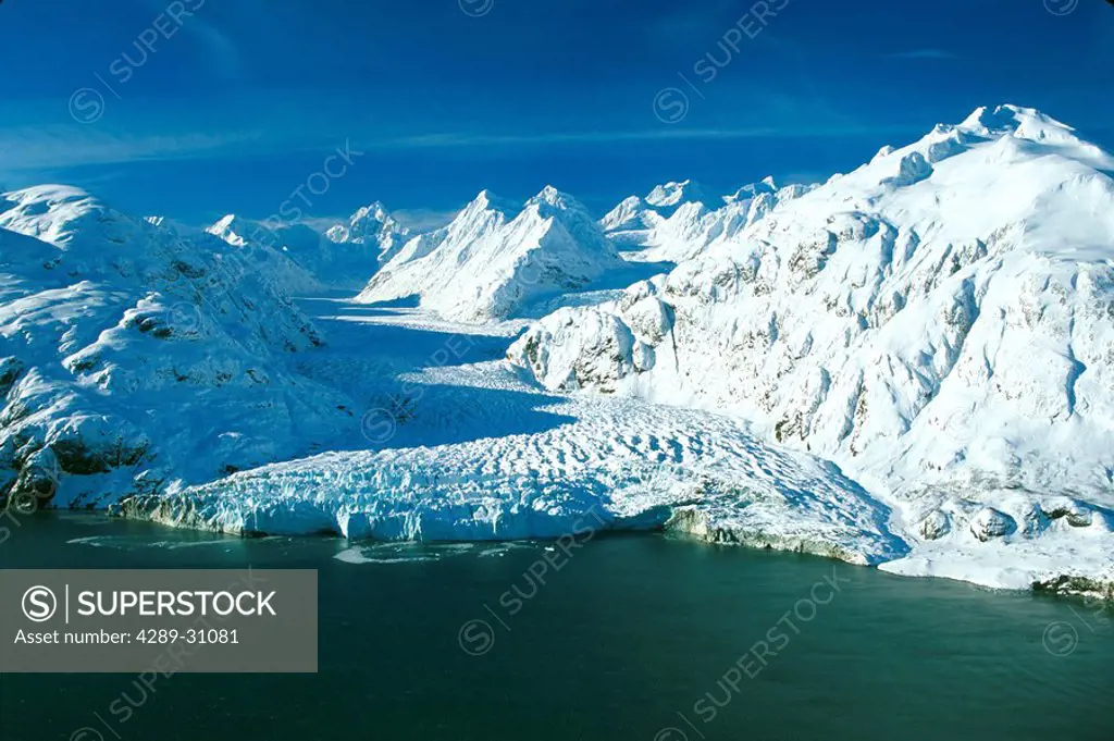 Margerie Glacier Tarr Inlet Glacier Bay NP SE AK Winter West Arm