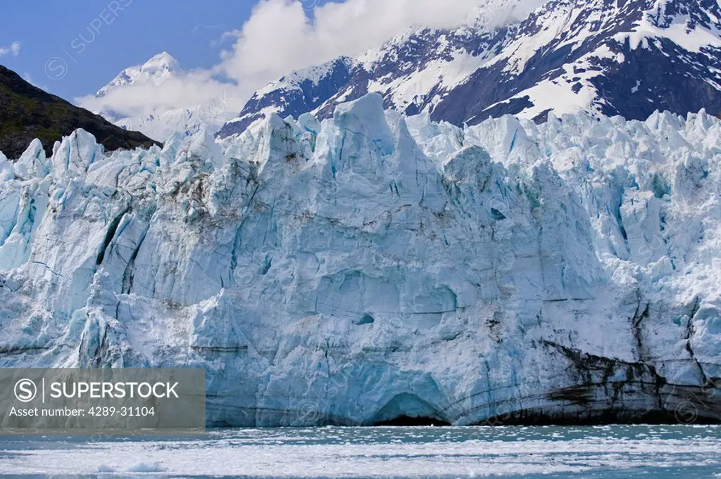 Terminus of Margerie Glacier in Glacier Bay National Park Southeast Alaska Fairweather Range