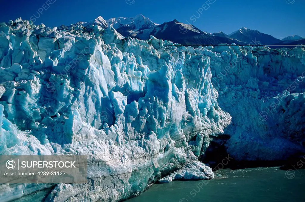 Hubbard Glacier Russell Fjord Wildnerness Yakutat Alaska Southeast summer scenic