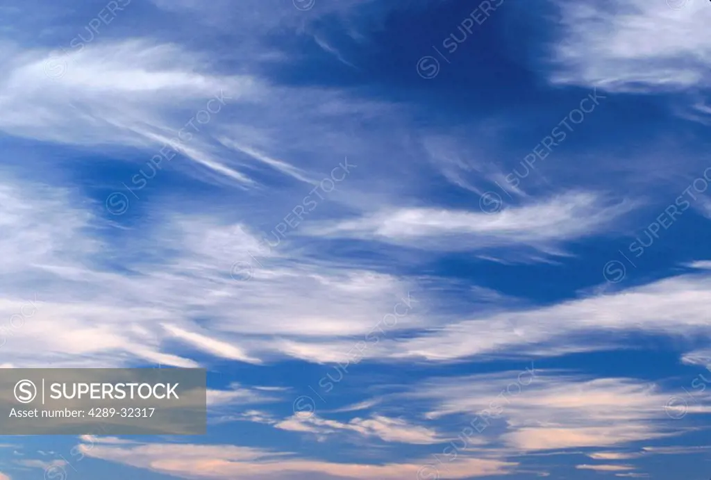 Cirrus Clouds Fall Scenic Blue Sky