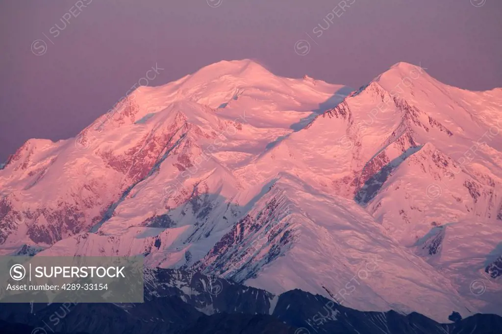 Mt.McKinley as seen from Eielson visitor center Denali National Park Alaska