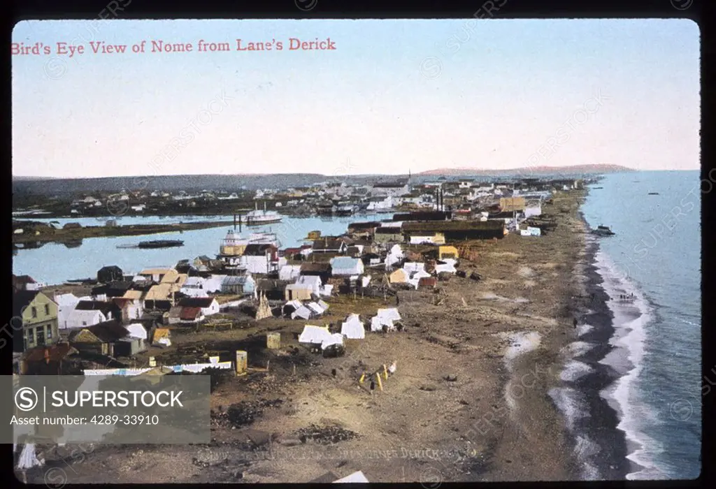 Nome Alaska beach and town early 1900´s