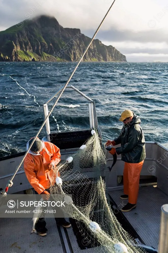 Salmon fishing in front of Cape Pankoff on Unimak Island in the Alaska Department of Fish and Game 'Alaska Peninsula Area' also known as 'Area M'. Thi...