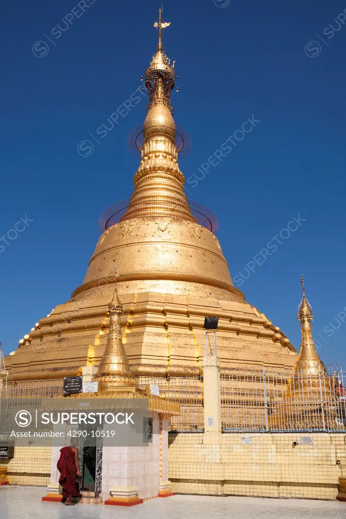 Facade of the Botataung Pagoda, Yangon, Myanmar
