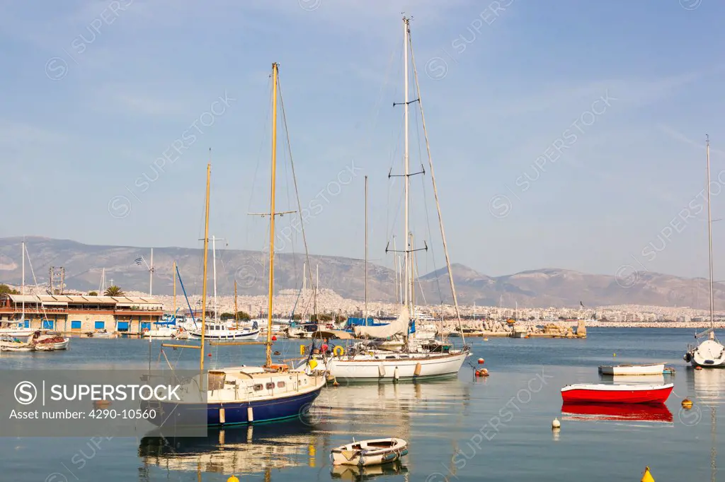 Boats at Mikrolimano Harbor, Mikrolimano Bay, Piraeus, Athens, Greece