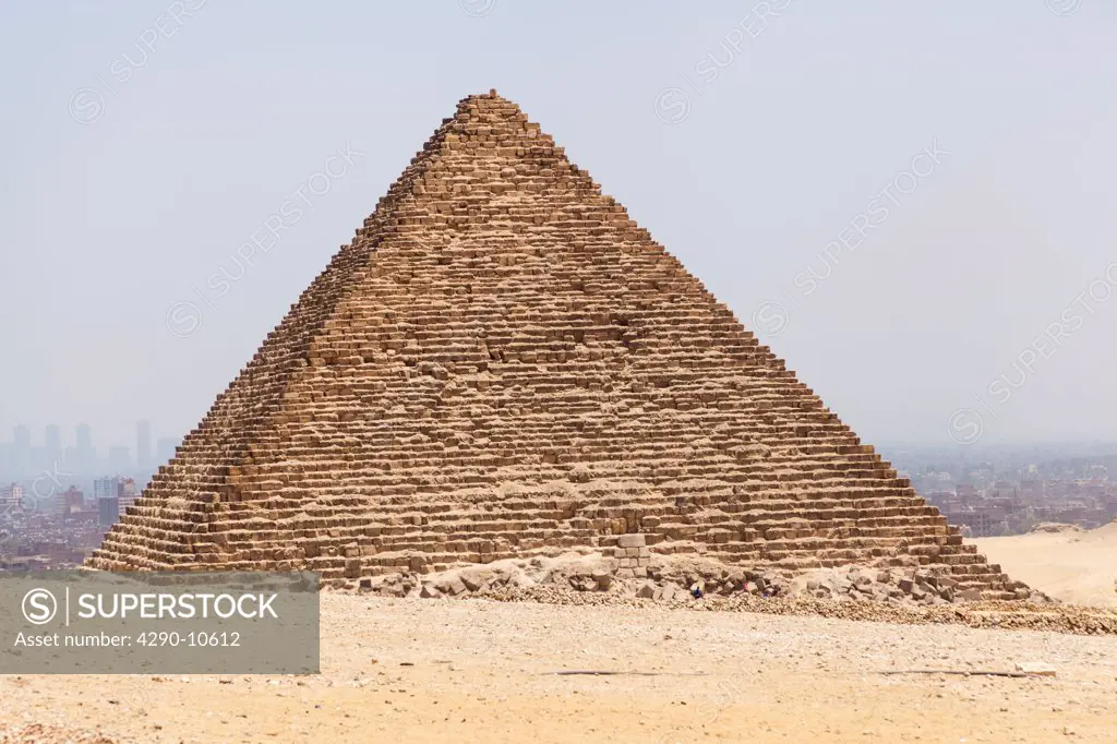 Pyramid of Menkaure in the Giza Necropolis, Giza, Cairo, Egypt