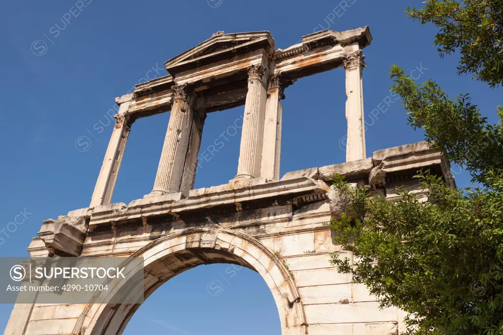 Ruins of Hadrian's Arch, Athens, Greece