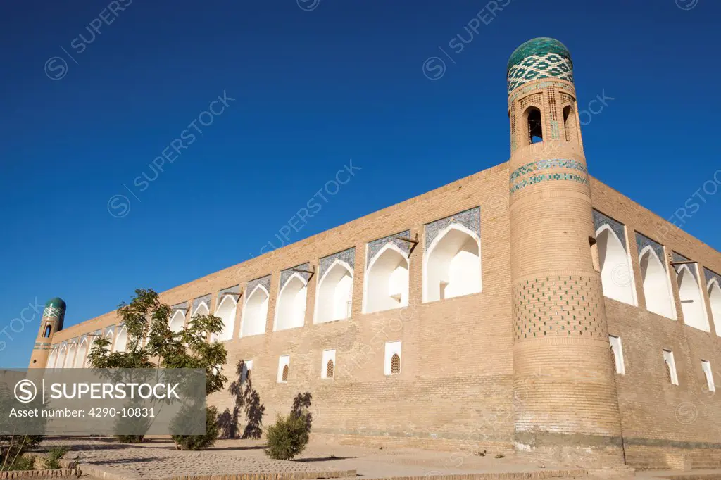 Orient Star Hotel, formerly Mohammed Amin Khan Madrasah, Ichan Kala, Khiva, Uzbekistan